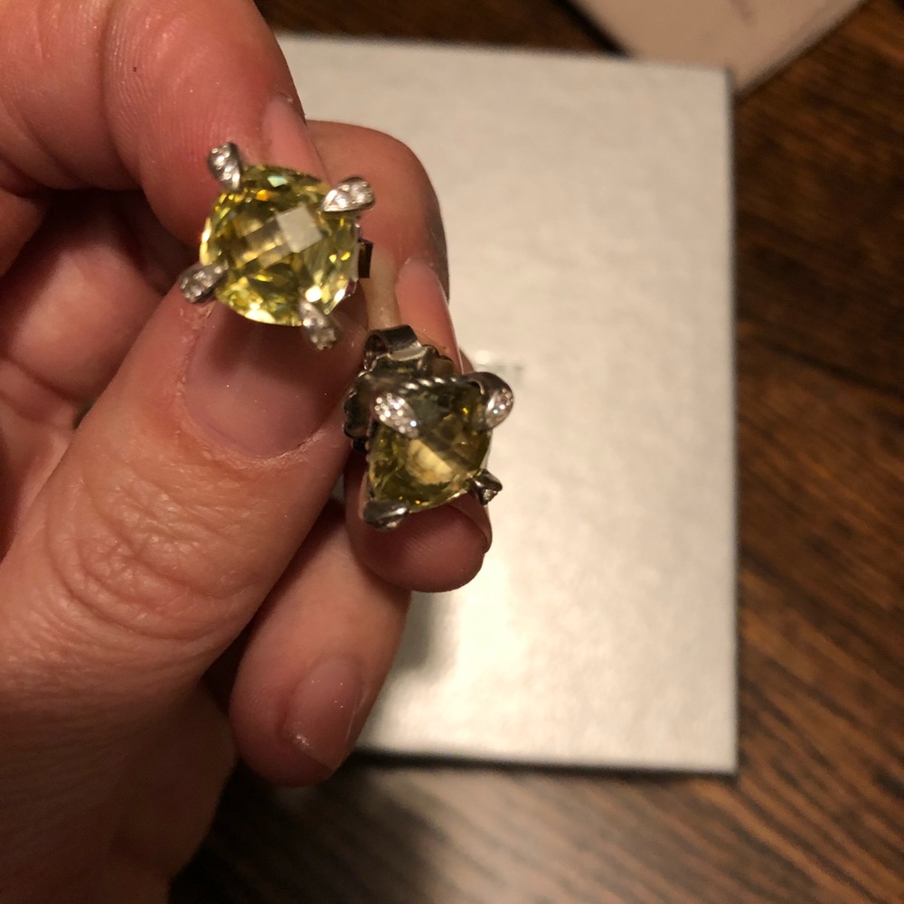 David Yurman Châtelaine Earrings With Citrine